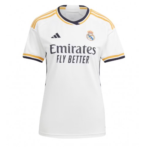 Real Madrid Jude Bellingham #5 Hjemmedrakt Kvinner 2023-24 Kortermet Real Madrid Jude Bellingham #5 Hjemmedrakt Kvinner 2023-24 Kortermet